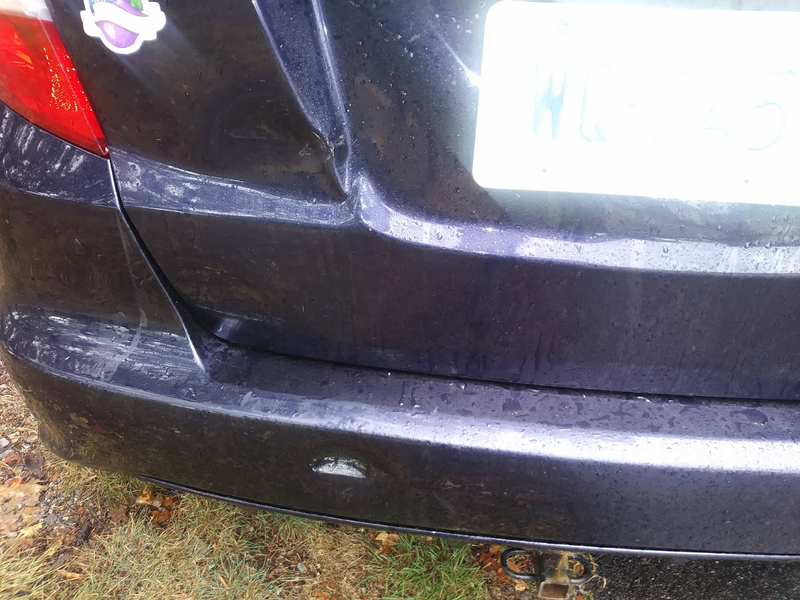 Damage on my car from a Hit & Run driver last year.